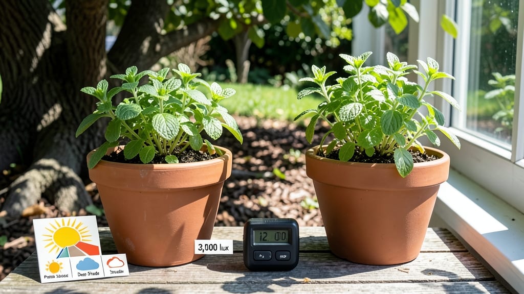 How Much Light Does a Mint Plant Need: Bright Indirect Sun for Lush Growth
